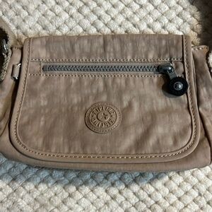 Kipling mini tan crossbody